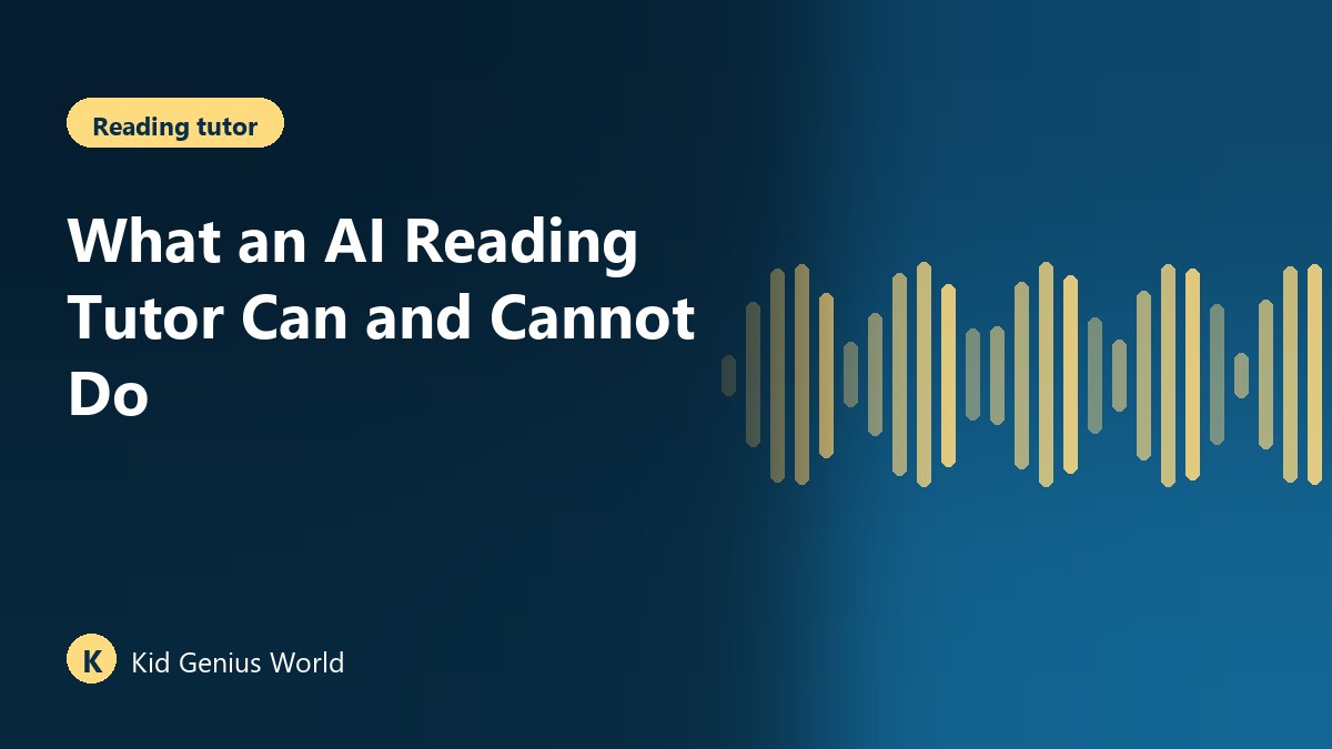 What an AI Reading Tutor Can and Cannot Do