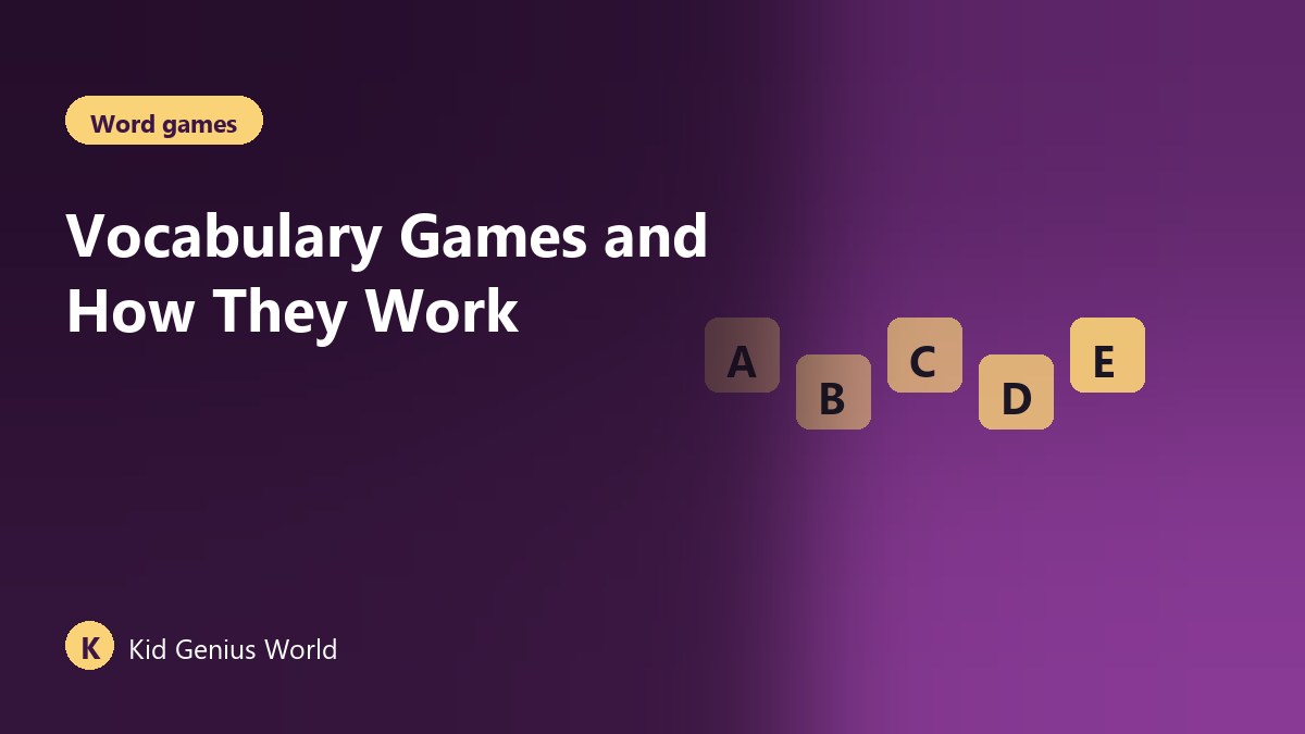 Vocabulary Games and How They Work